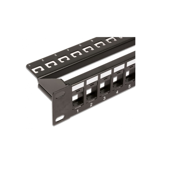 Patch panel Intellinet 720328 černý Keystone