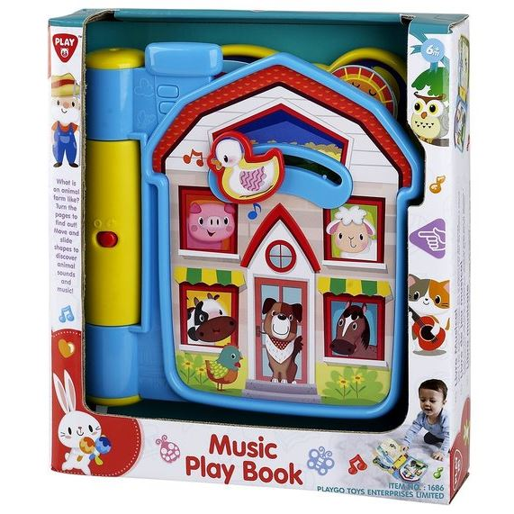 Playgo Zenélő foglalkoztató könyv (1686) (P1686)