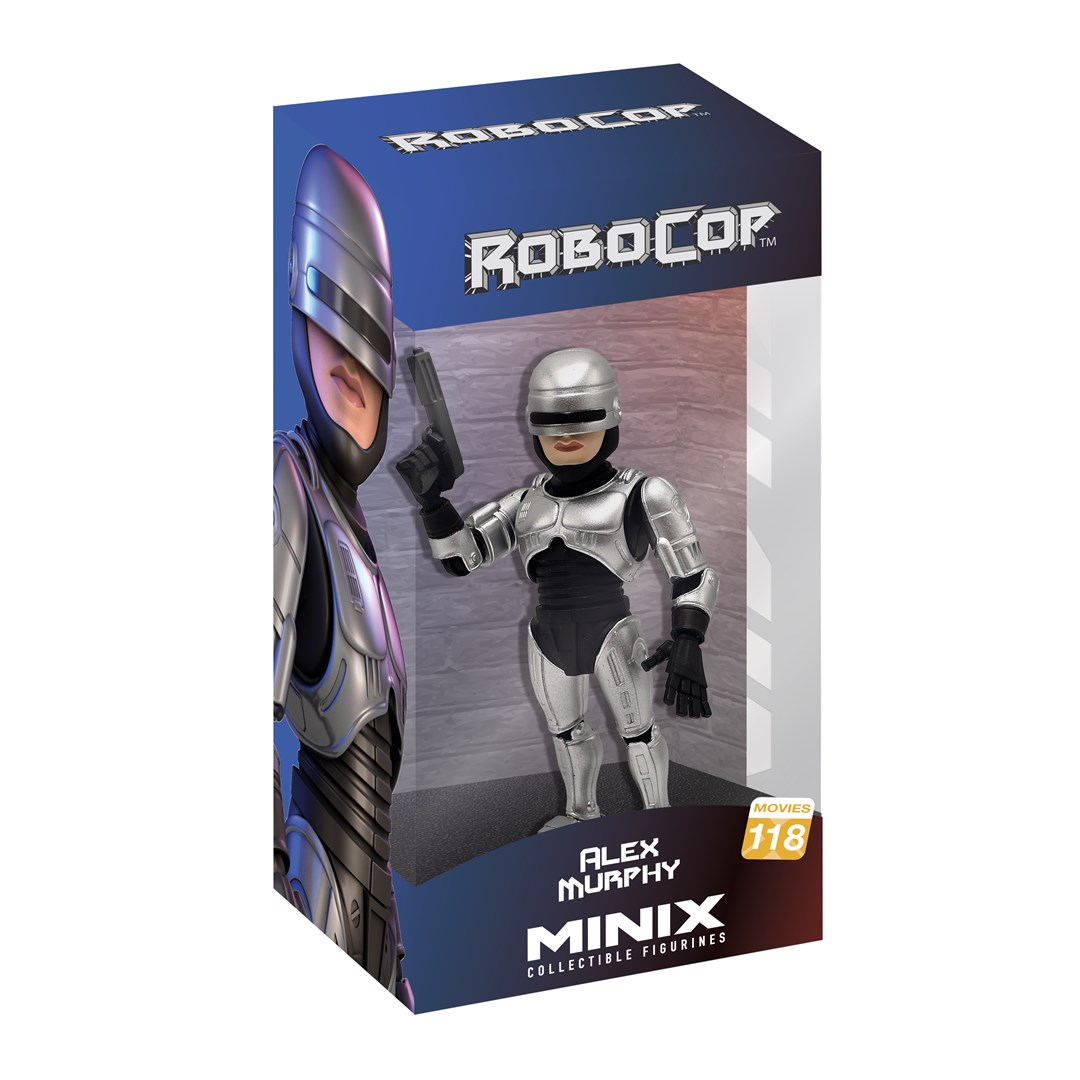 Minix 118 Movies - Robotzsaru Alex Murphy gyűjthető Mozifilm figura 12cm (15276)