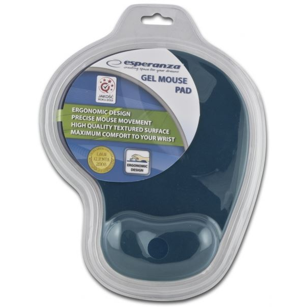 Esperanza zselés egérpad kék (EA137B)