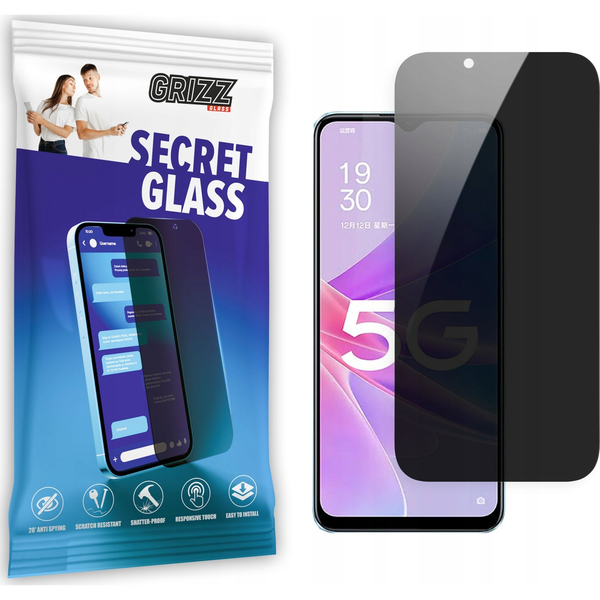  GrizzGlass Szkło prywatyzujące GrizzGlass SecretGlass Oppo A58x 5G