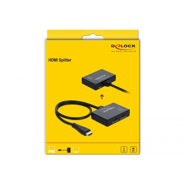 Delock HDMI Splitter (87747) (del87747)