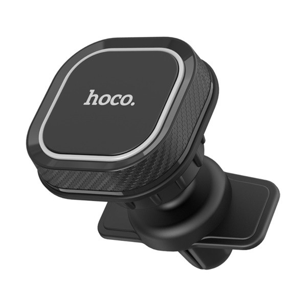 HOCO CA52 autós tartó (szellőzőre, 360°-ban forgatható, mágneses) FEKETE (CA52)
