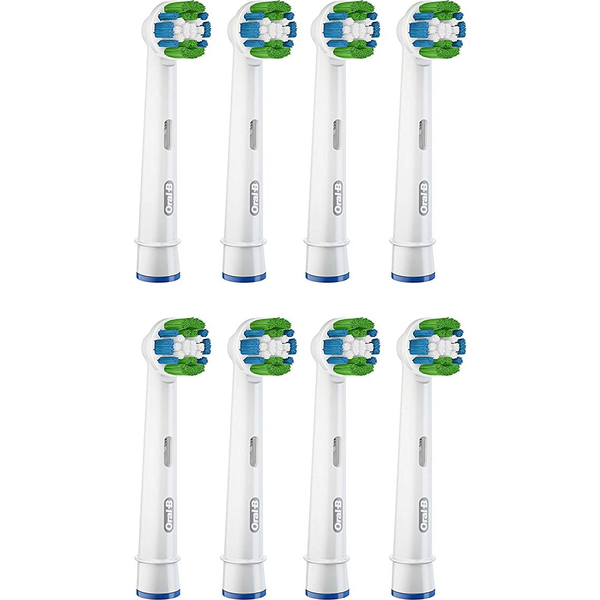 Oral-B Precision Clean 80339358 testina per spazzolino 8 pz Blu, Bianco