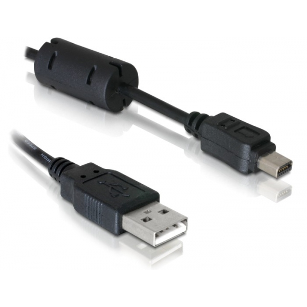 Delock kamera kábel 1m Olympus 12-tűs USB