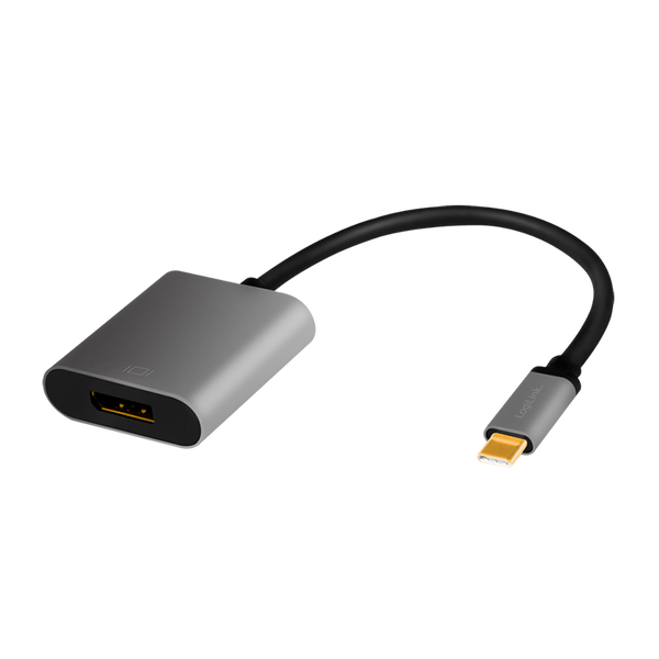 USB-C 3.2 (M) --> DP (F) 0.15m LogiLink 4K