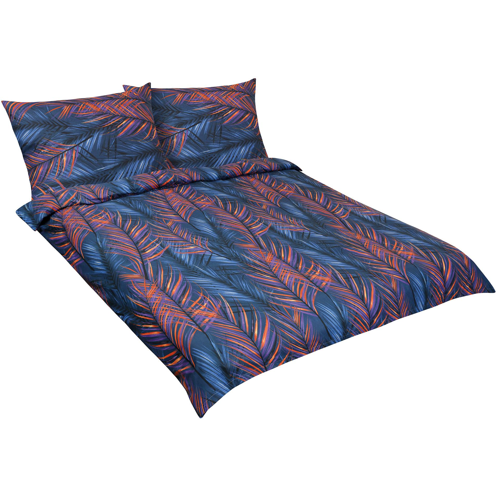 Bellatex cotton, feather dark blue, 140 × 200, 70 × 90 (11126)