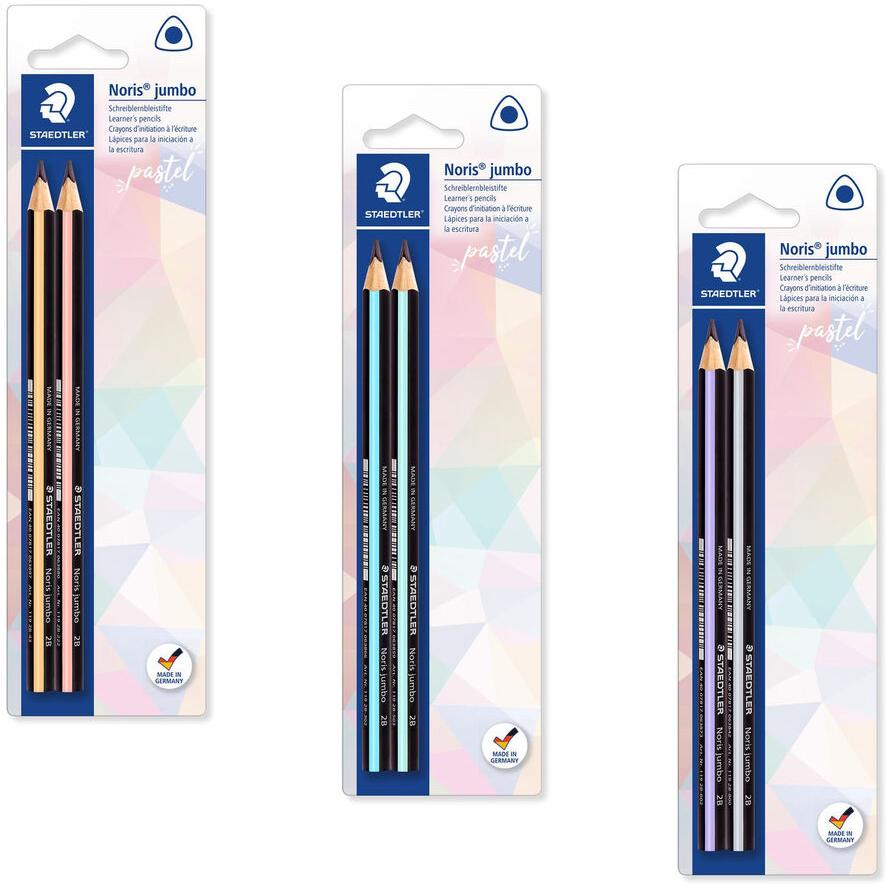 STAEDTLER Bleistift Noris Pastell 2er- Set (119 BK2 PA)