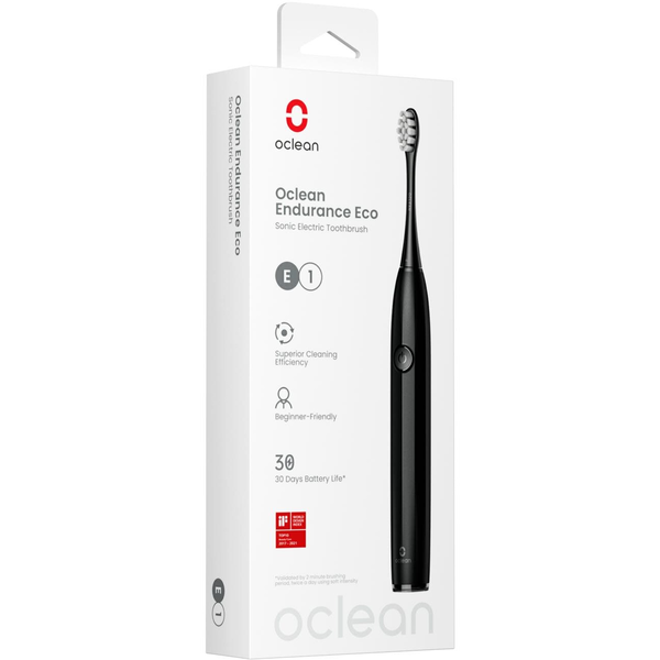 Електрическа четка за зъби Oclean Endurance ECO Sonic C01000423, 72 000 вибрации/минута, 2 програми, Черен