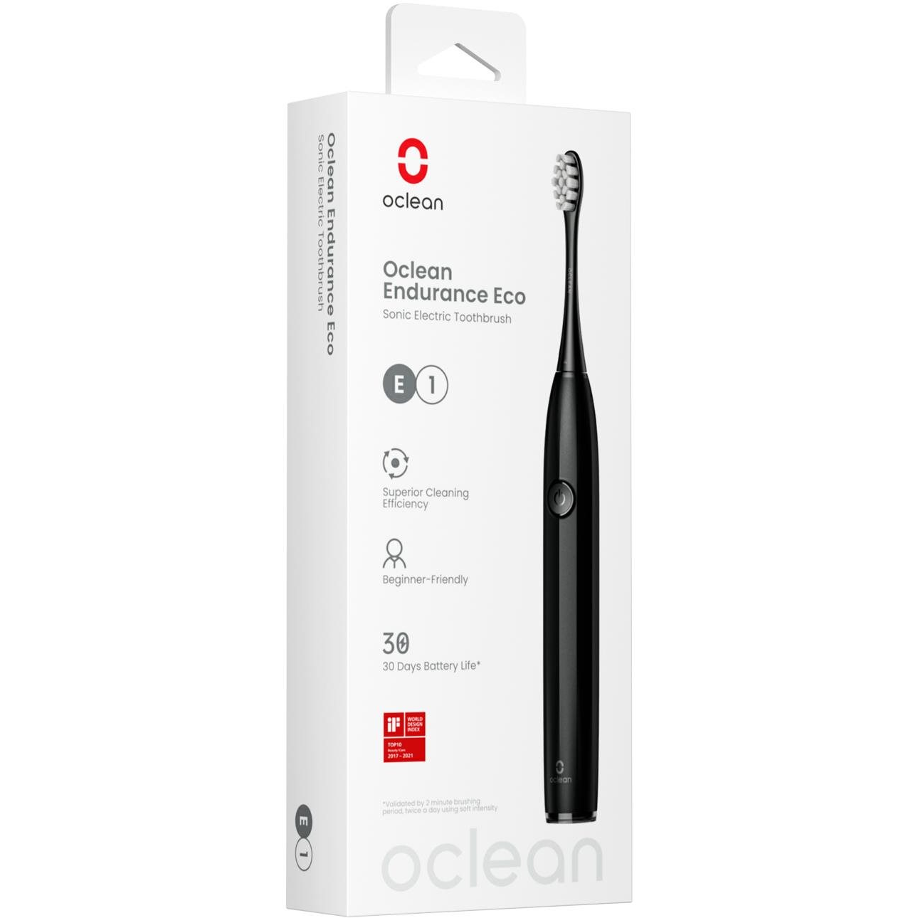 Oclean Endurance Eco Elektromos Fogkefe Fekete (6970810553321)