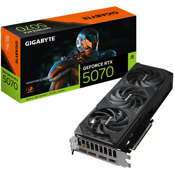 GIGABYTE GeForce RTX 5070 WINDFORCE SFF 12G NVIDIA 12 GB GDDR7