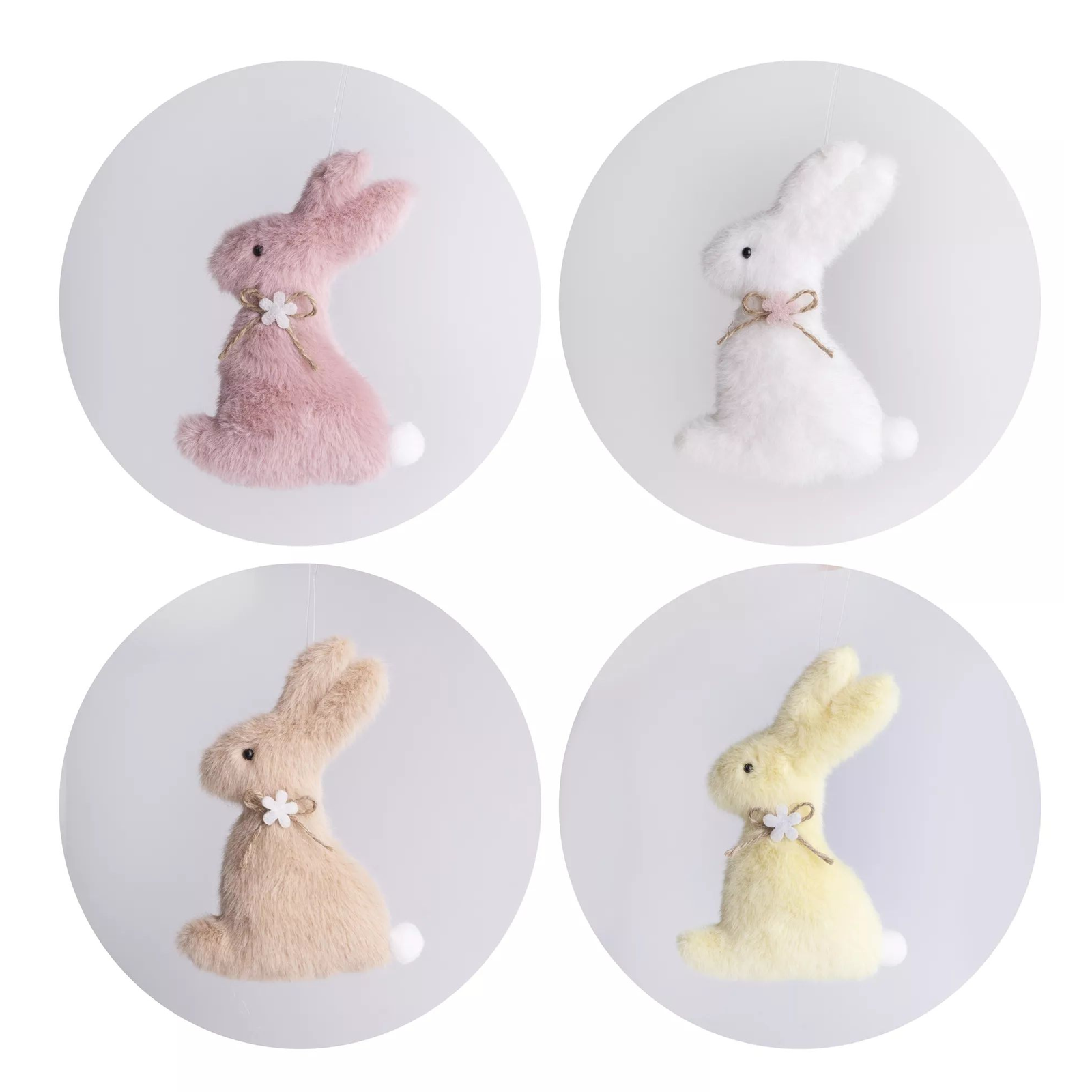 QX Toys Felakasztható 11 cm magas nyuszi dekoráció - Többféle (068471)