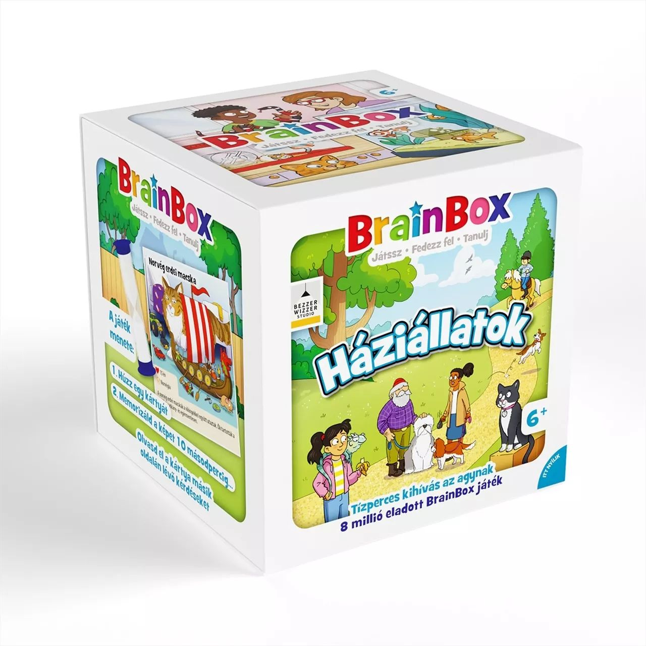 BrainBox Háziállatok Memóriafejlesztő Társasjáték (13661)