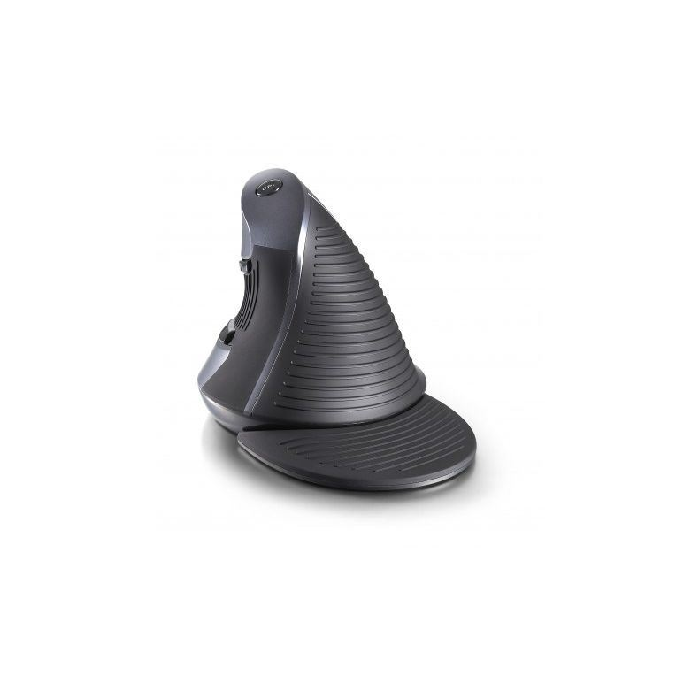 Spire Ergonomic GX vezeték nélküli egér, 1600 DPI, fekete (CG-DLM618GX-2.4G)