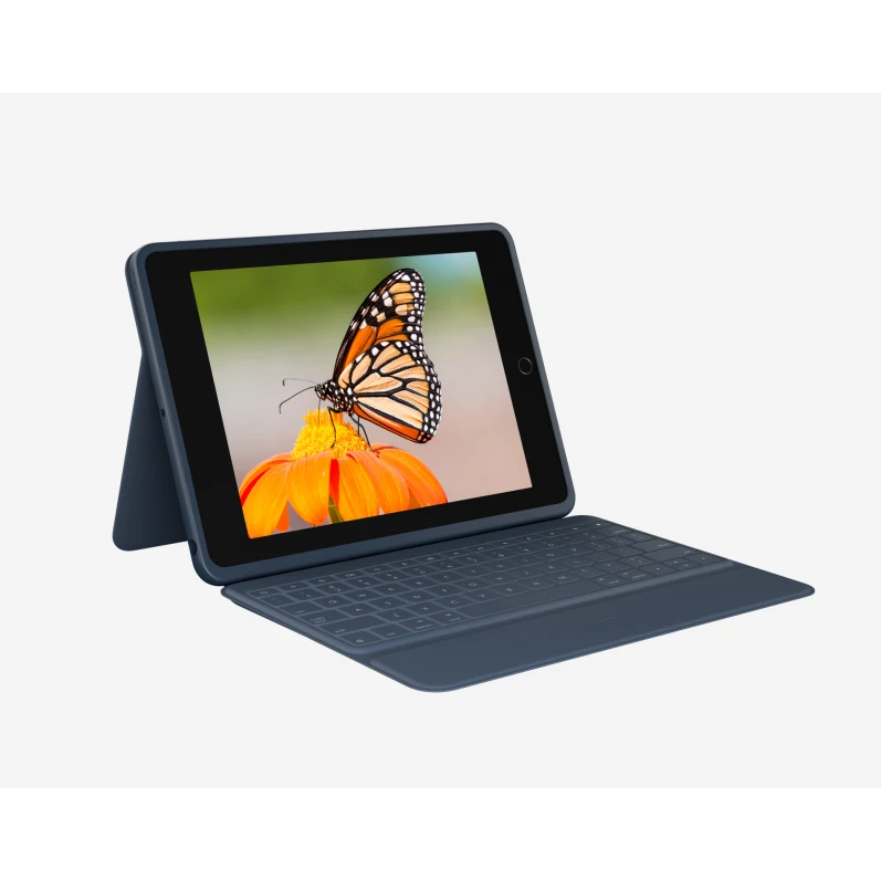 Logitech Rugged Combo 3 Kék Smart Connector QWERTZ Svájc (920-009992)