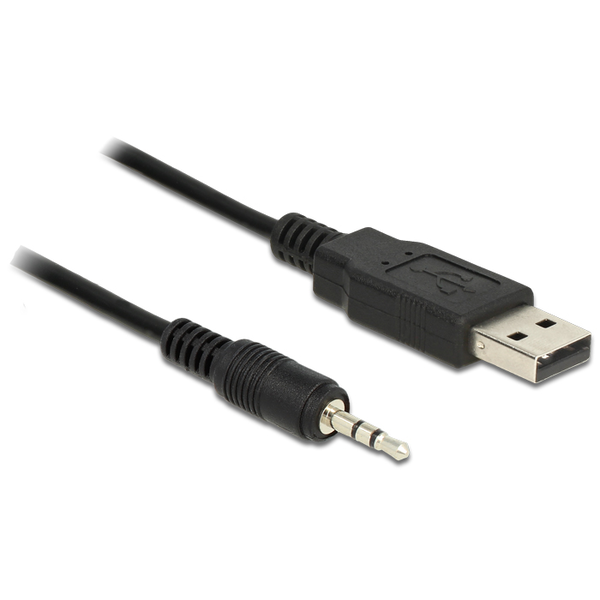 Delock kábel USB TTL apa > 2,5 mm 3 tűs sztereó jack apa 1,8 m (3,3 V ) (83789)
