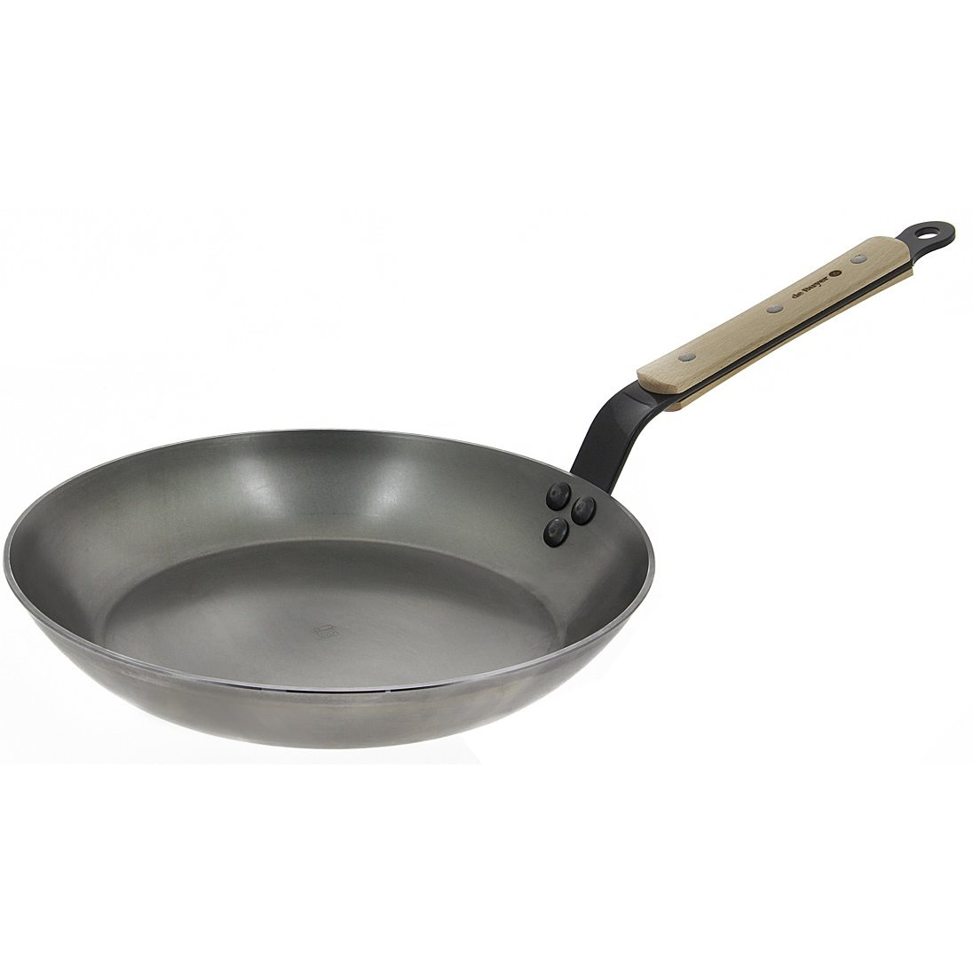 de Buyer Mineral B Element acél serpenyő fa nyéllel 28cm 5710.28 (5710.28)