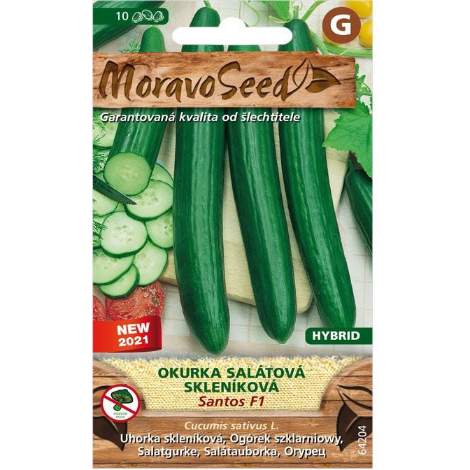 Üvegházi saláta uborka SANTOS F1 - hibrid (2074mm)