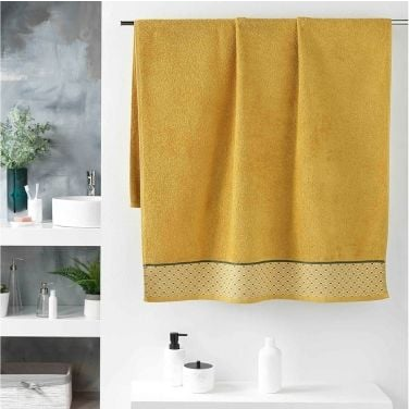 Douceur d`Interieur RĘCZNIK BELINA - Miodowy 90x150