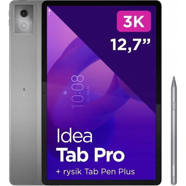 Lenovo Idea Tab Pro Mediatek 128 GB 32,3 cm (12.7") 8 GB Wi-Fi 6E (802.11ax) Android 14 Grijs