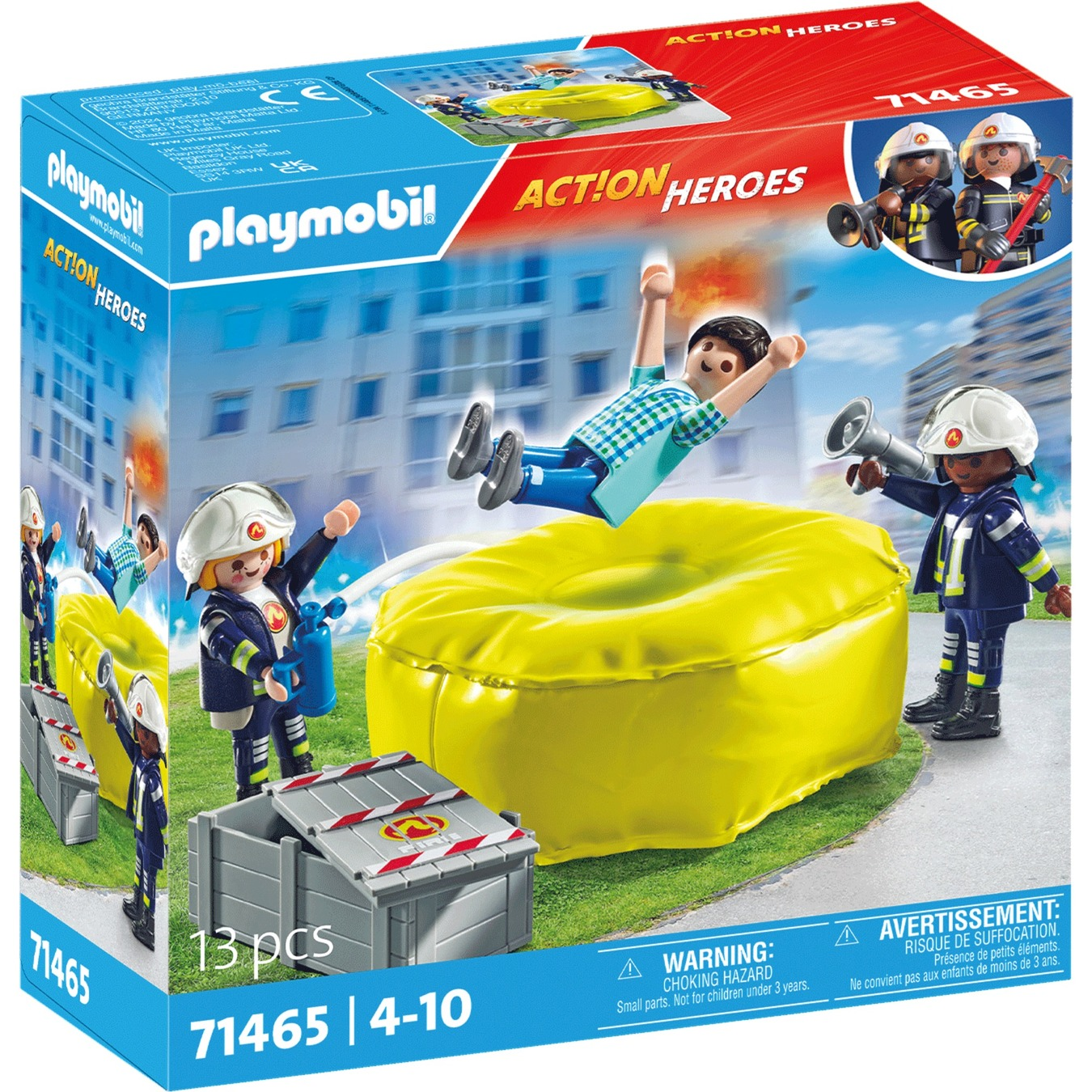 Playmobil City Action : 71465 - Tűzoltók légpárnával (71465)