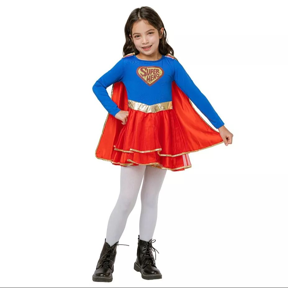 Godan Super Girl jelmez lányoknak - 110-120 cm (SA11)