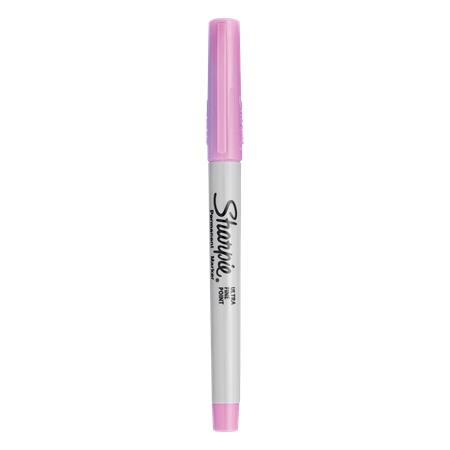 SHARPIE Alkoholos marker, 0,5 mm, kúpos, "Ultra Fine Point", pink (SR0811290) (SR0811290)