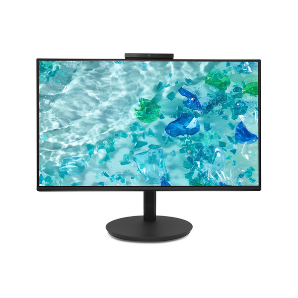 Acer Vero CB242YD6bmiprcx, 23.8'' FHD (1920x1080) IPS, ZeroFrame, 120Hz, 1ms(VRB), 250nits, VGA, HDMI, DP, Speakers, Audio In/Out, Adj.WebCam 5M/Mic array, AdaptiveSync, Energy Efficiency Class B, TCO Black, 3Y