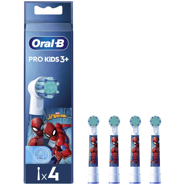 Oral-B EB10S Elektromos fogkefe Pótfej - Pókember (4db)