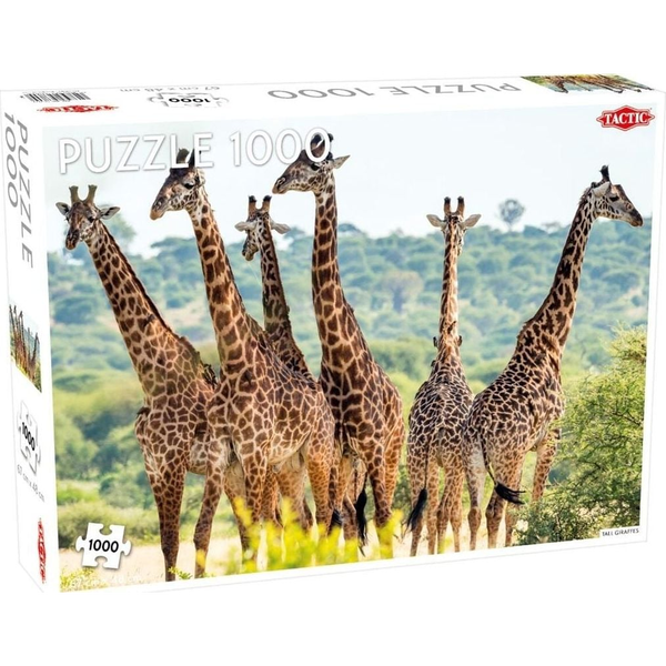 Tactic Animals: Tall Giraffes - 1000 pcs Legpuzzel 1000 stuk(s) Dieren