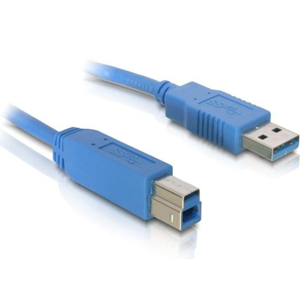 Delock DL82434 USB 3.0 A-B kábel apa / apa 1.8 m