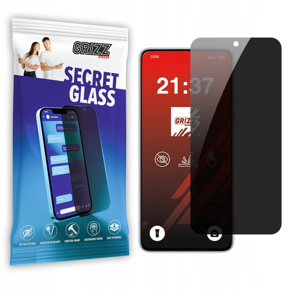 Szkło prywatyzujące GrizzGlass SecretGlass do Honor X9c Smart