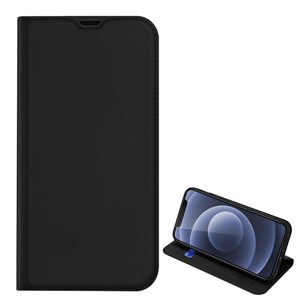 Apple iPhone 13 Mini Dux Ducis Skin Pro Case Standing, Leather Effect (Flip, Side Opening, Bank Card Holder, Desk Holder Function) Черен