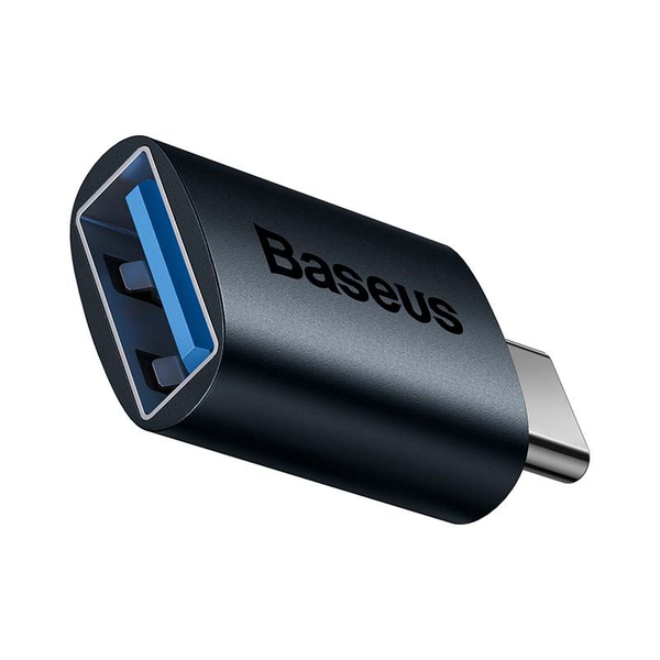 Кабел Baseus Ingenuity адаптер, USB-C към USB-A, OTG, син