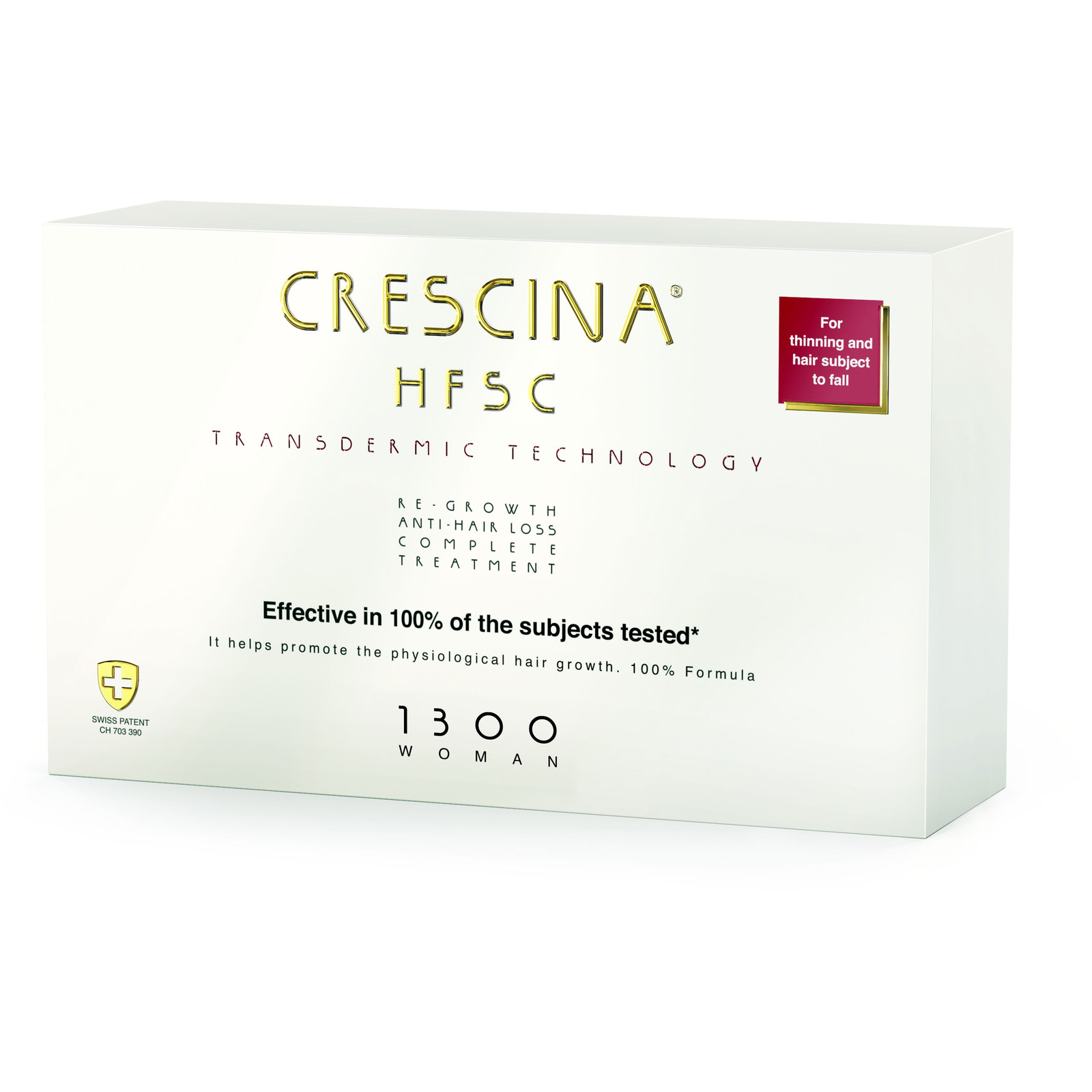 CRESCINA Transdermic hajnövesztő és hajhullás elleni kezelés nőknek (1300) 20× 3,5 ml (8051417821612)
