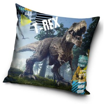 Carbotex T-Rex mintás párnahuzat - 40 x 40 cm (TREX203003-POSZ) (TREX203003-POSZ)
