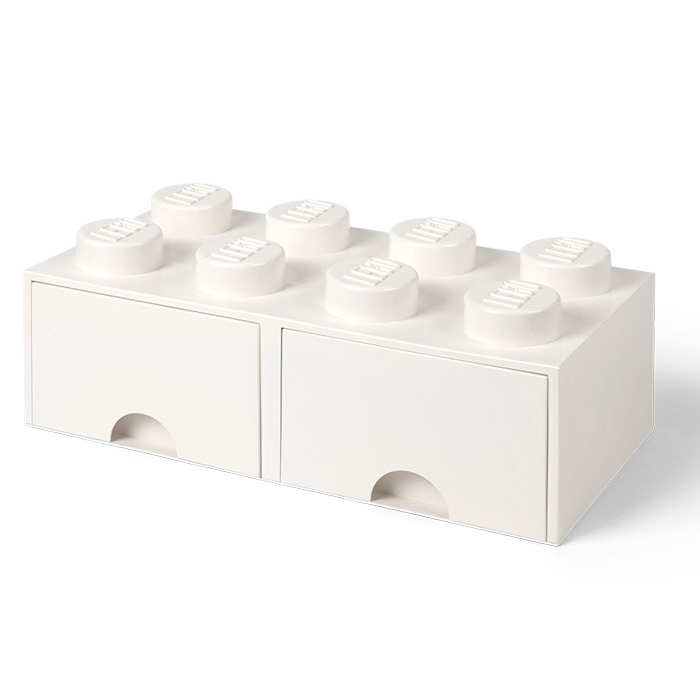 LEGO 40061740 Fiókos tárolódoboz (4x2) - Fehér (40061735)