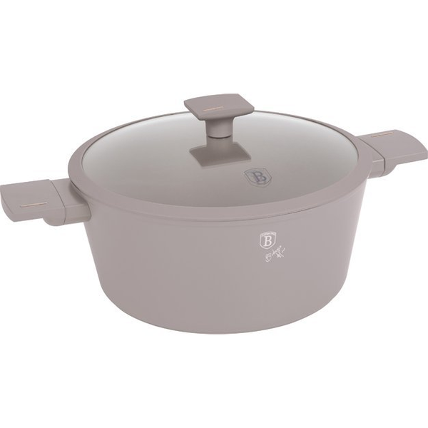  Berlinger Haus GARNEK TYTANOWY Z POKRYWĄ 28cm BERLINGER HAUS BH-8102 TAUPE