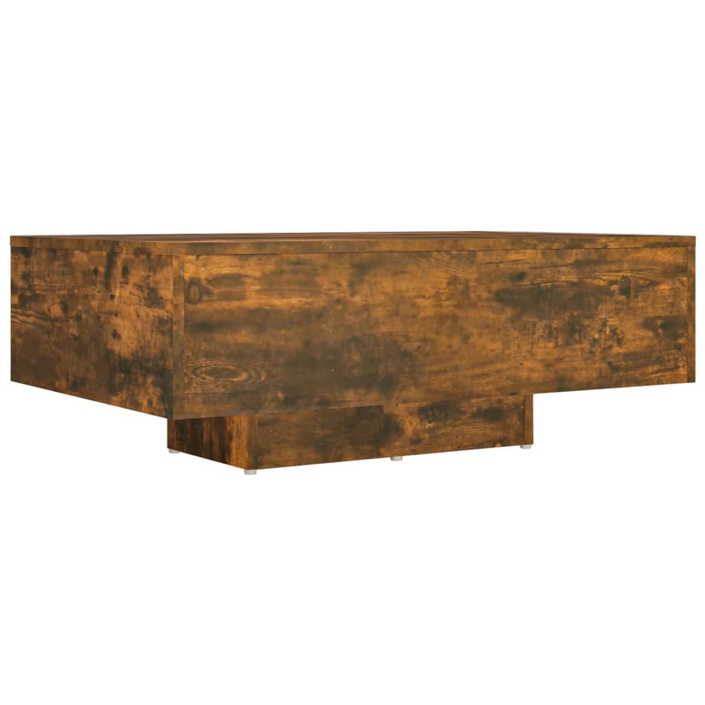 füstös tölgy színű szerelt fa dohányzóasztal 85 x 55 x 31 cm (815759)