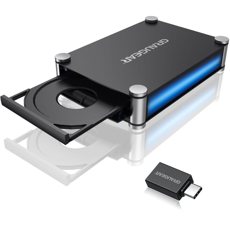GRAUGEAR externes Laufwerk Gehäuse 5,25"SATA Blu-Ray/DVD/CD (G-5251) (G-5251)