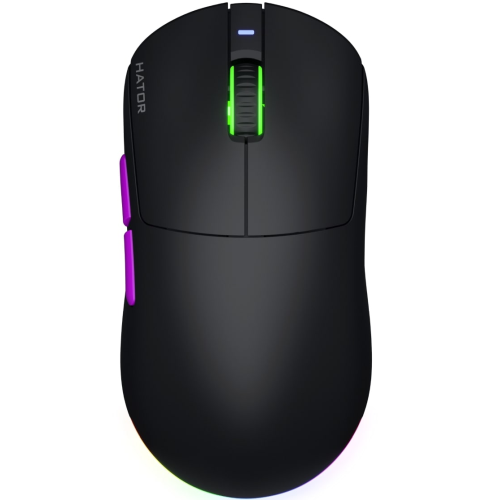 Hator Quasar 3 Ultra 8K 30000 DPI Bluetooth + RF Gaming Egér Fekete (HTM-770)