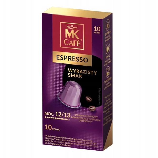 MK Cafe Kapsułki do Nespresso Espresso 10 sztuk
