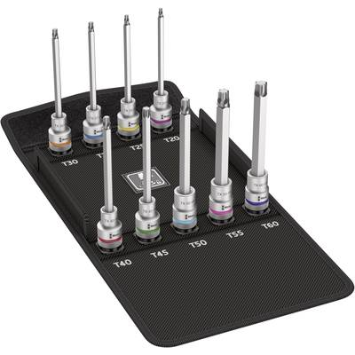 Wera Zyklop 05004212001 TORX Dugókulcs bit betét készlet 9 részes 1/2 (12,5 mm) (05004212001)