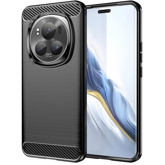 Gigapack Honor Magic6 Pro szálcsiszolt, karbon mintás tok fekete (GP-155502) (GP-155502)