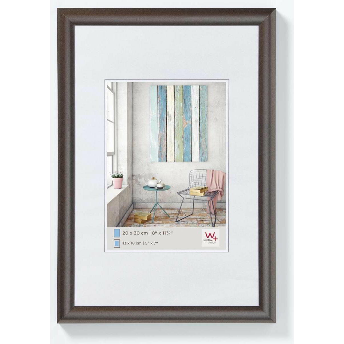 Walther KP030D Trendstyle 22,8x32,8 Képkeret - Acél szürke (KP030D)