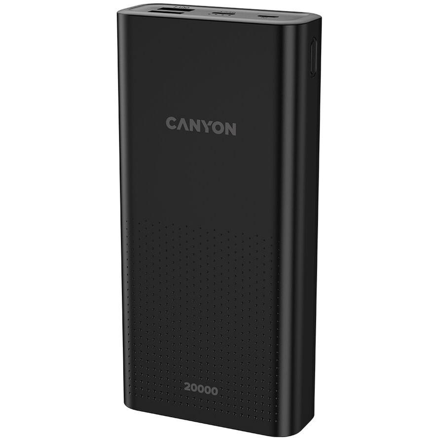 CANYON power bank PB-2001 20000 mAh Black (CNE-CPB2001B)