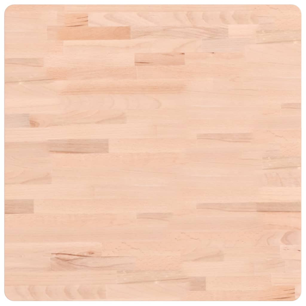 tömör bükkfa négyzet alakú asztallap 60 x 60 x 1,5 cm (355950)