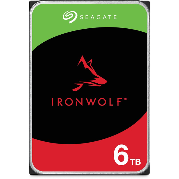 Seagate IronWolf ST6000VN006 harddisk 6 TB 5400 rpm 256 MB 3.5" Serial ATA III