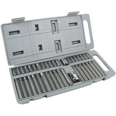 Hosszúszárú 40 részes BIT készlet, műanyag hordtáskában Brüder Mannesmann 187-40 (187-40)