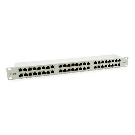 Equip Patch Panel 48 port, Cat6, 1U, árnyékolt, 19